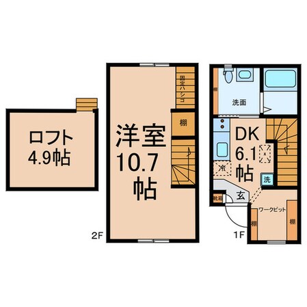 メゾンドエトワール１２の物件間取画像